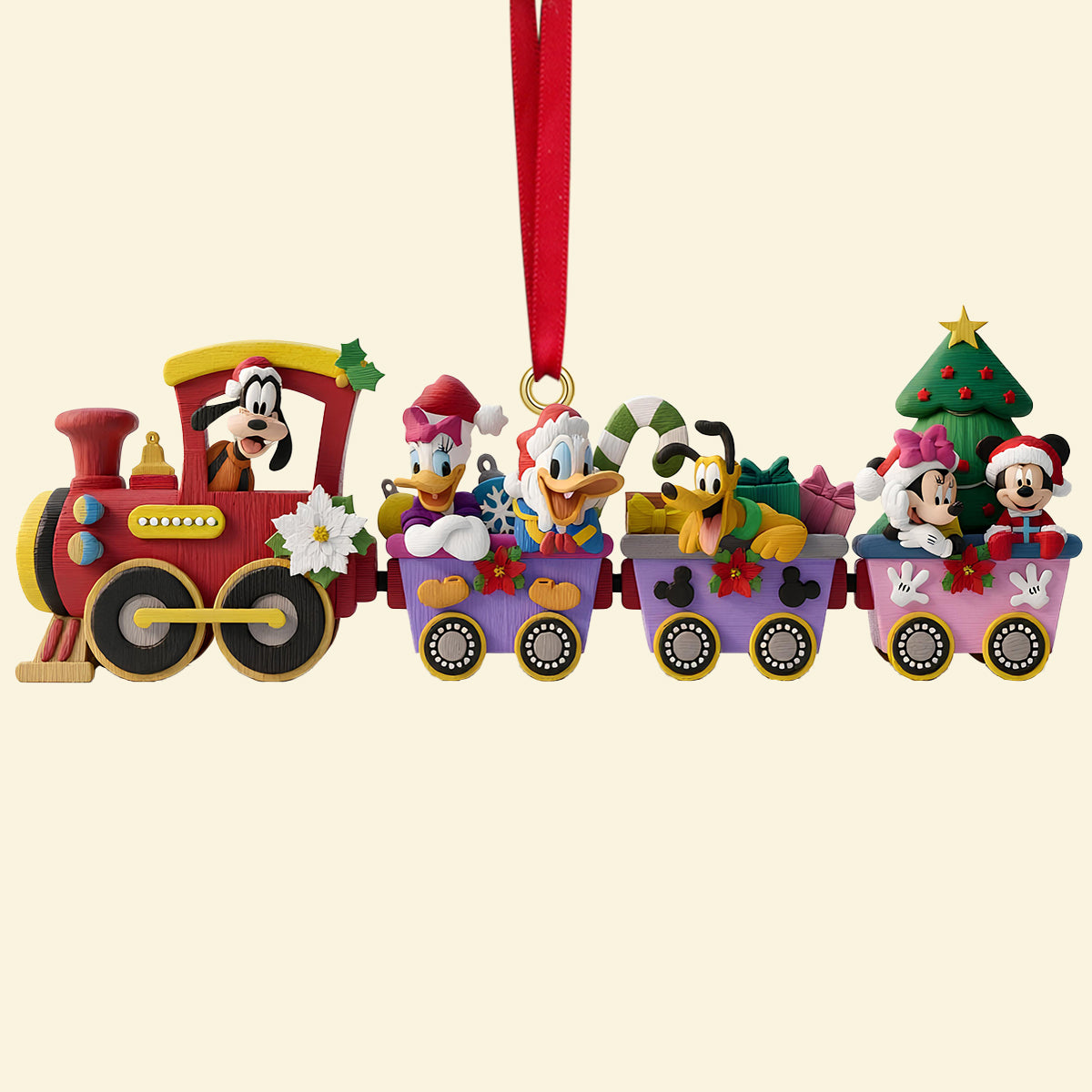Christmas Lovely Train Adventure Ornament - Personalized Christmas Gifts 07ohtn271026-Homacus