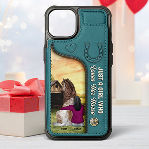 Personalized Gifts For Horse Lovers Leather Flip Wallet Phone Case 05tgqn260225tm-Homacus