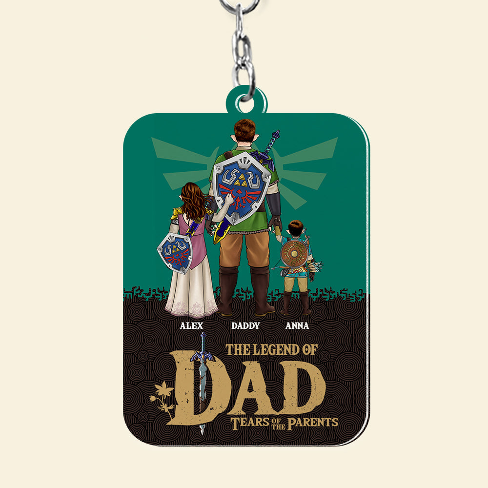 Personalized Gifts For Dad Keychain 02HUDT170524HG-Homacus