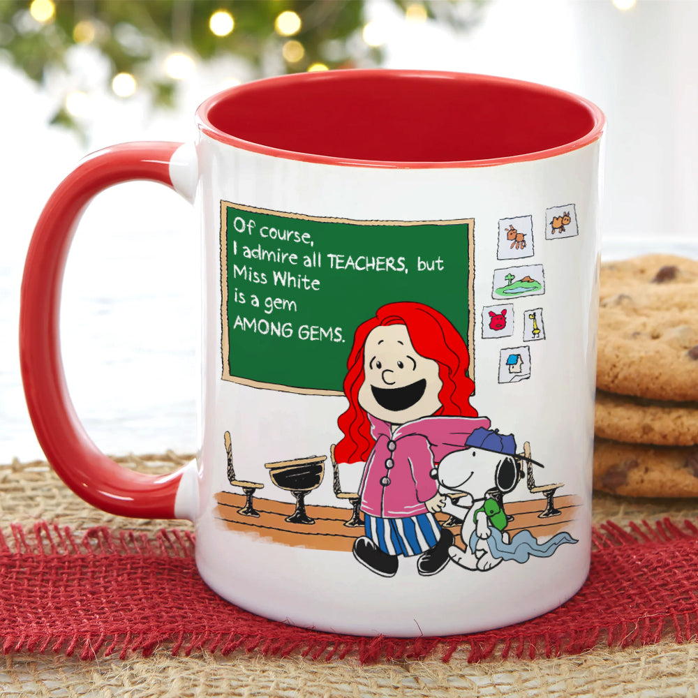 Personalized Gifts For Teacher Coffee Mug I Admire All Teachers 04QHHN111023HH-Homacus