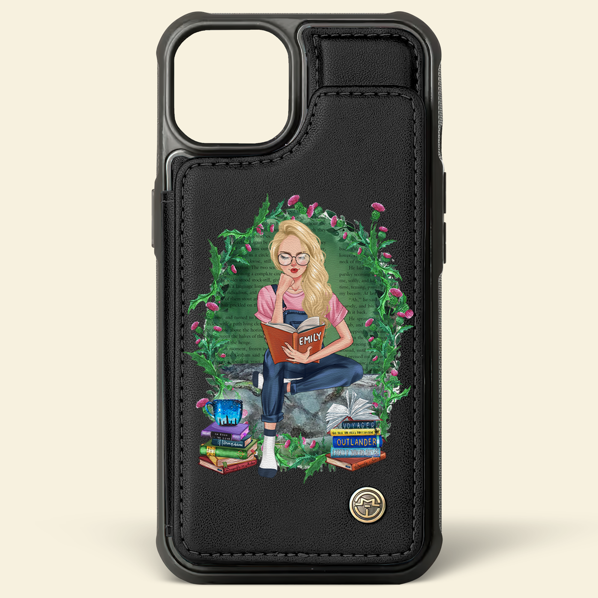 Personalized Gifts For Book Lovers Leather Flip Wallet Phone Case 04hupu260225-Homacus