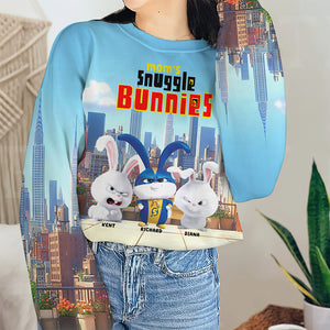 Personalized Gifts For Mom 3D Shirt, Snuggle Bunny 08tgqn210225-Homacus