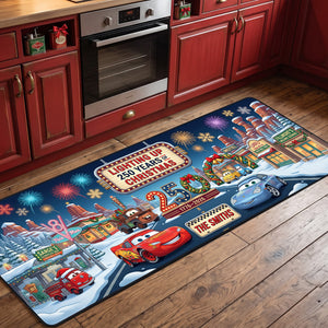 Patriotic Race Car Runner Rug - Personalized Christmas Gifts For Family 05hata030926