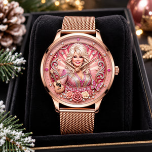 Memorial Famous Singer Mesh Strap Quartz Watch - Personalized Gifts For Fans 04NAQN230926