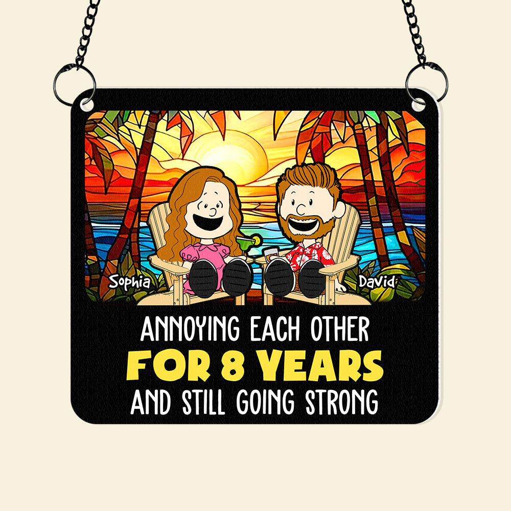Personalized Gifts For Couple Lover Suncatcher Beach Summer 01XQDT110125PA-Homacus