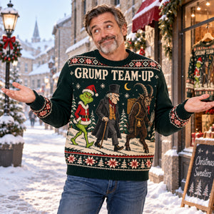Curmudgeon Ugly Sweater, Personalized Gifts For Christmas 04qhlu221026-Homacus