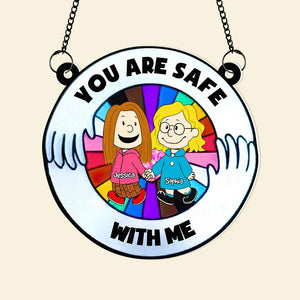 Personalized Gifts For Couple Suncatcher Ornament 02OHDT160125DA