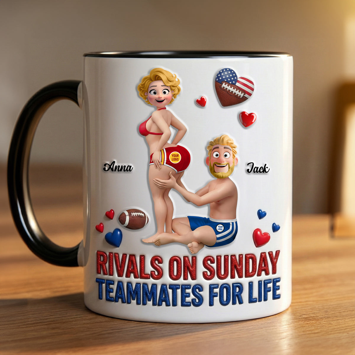 Sport Couple Accent Mug - Personalized Gifts For Couple 05HUTN130126-Homacus