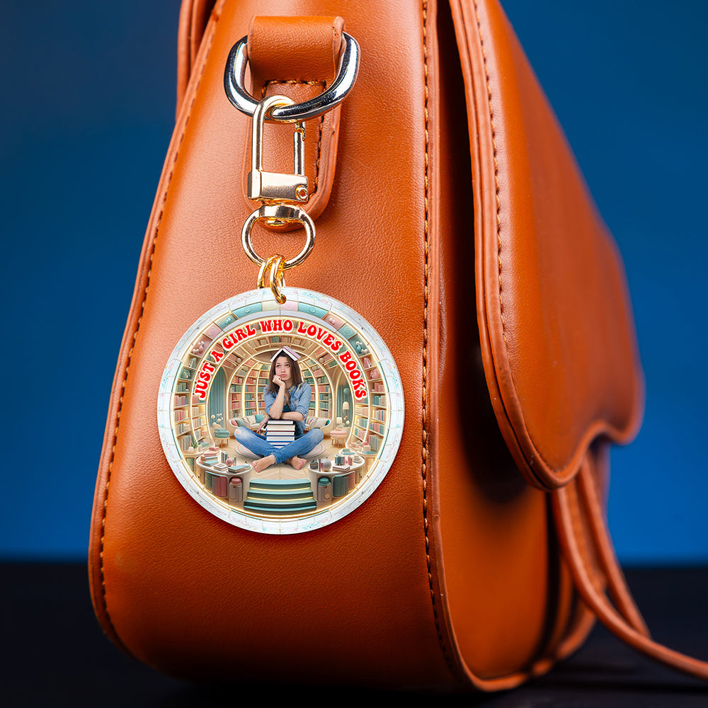 Custom Photo Gifts For Book Lovers Keychain 01tgqn240125-Homacus