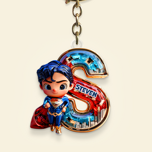Initial Letter Keychain - Personalized Gifts For You 02tgpu170625-Homacus