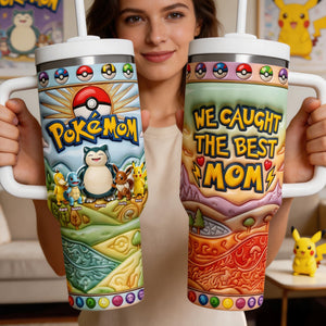 Lovely Magical Mom 40oz Tumbler With Handle - Personalized Gifts For Moms 02QHQN030426-Homacus