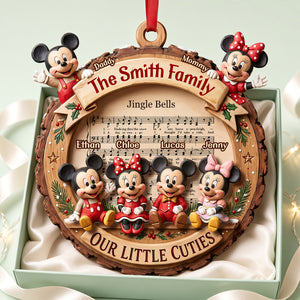 Sweet Family Ornament - Personalized Christmas Gifts For Family 03padt221026-Homacus