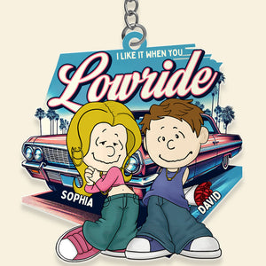 Personalized Gifts For Couple Keychain, Love Lowrider Car 01qhdt040125hg-Homacus