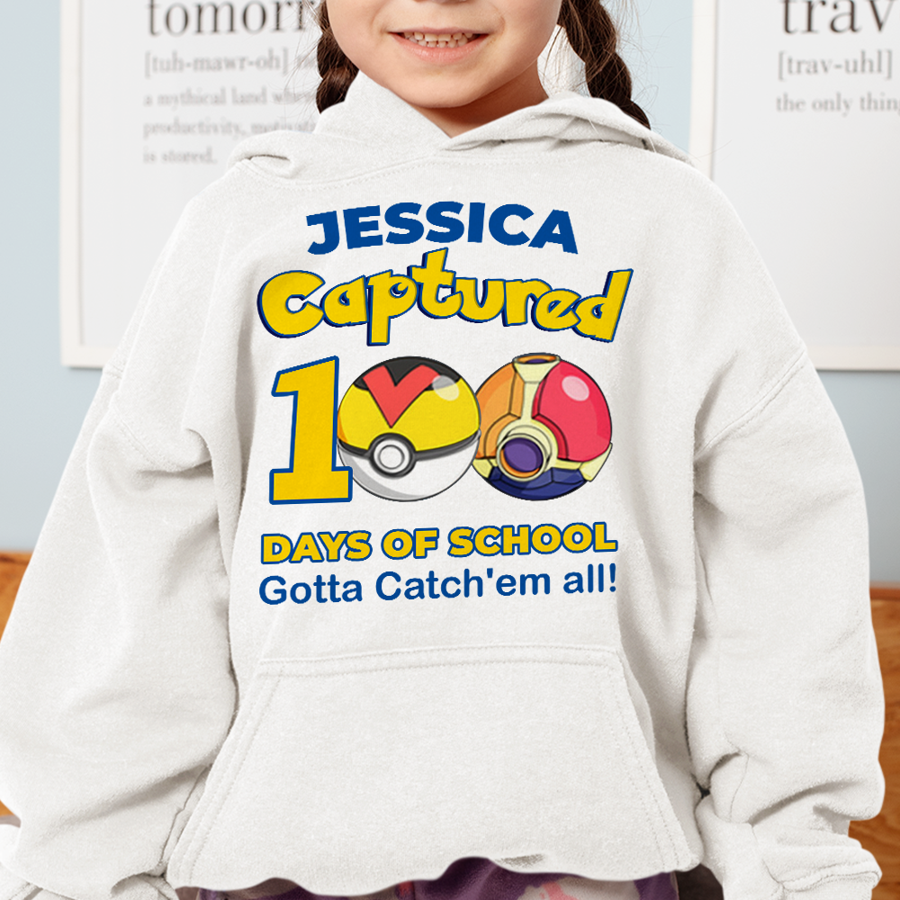 Personalized Gifts For Kids Shirt 01ohpu020125 Captured 100 Days Of School-Homacus