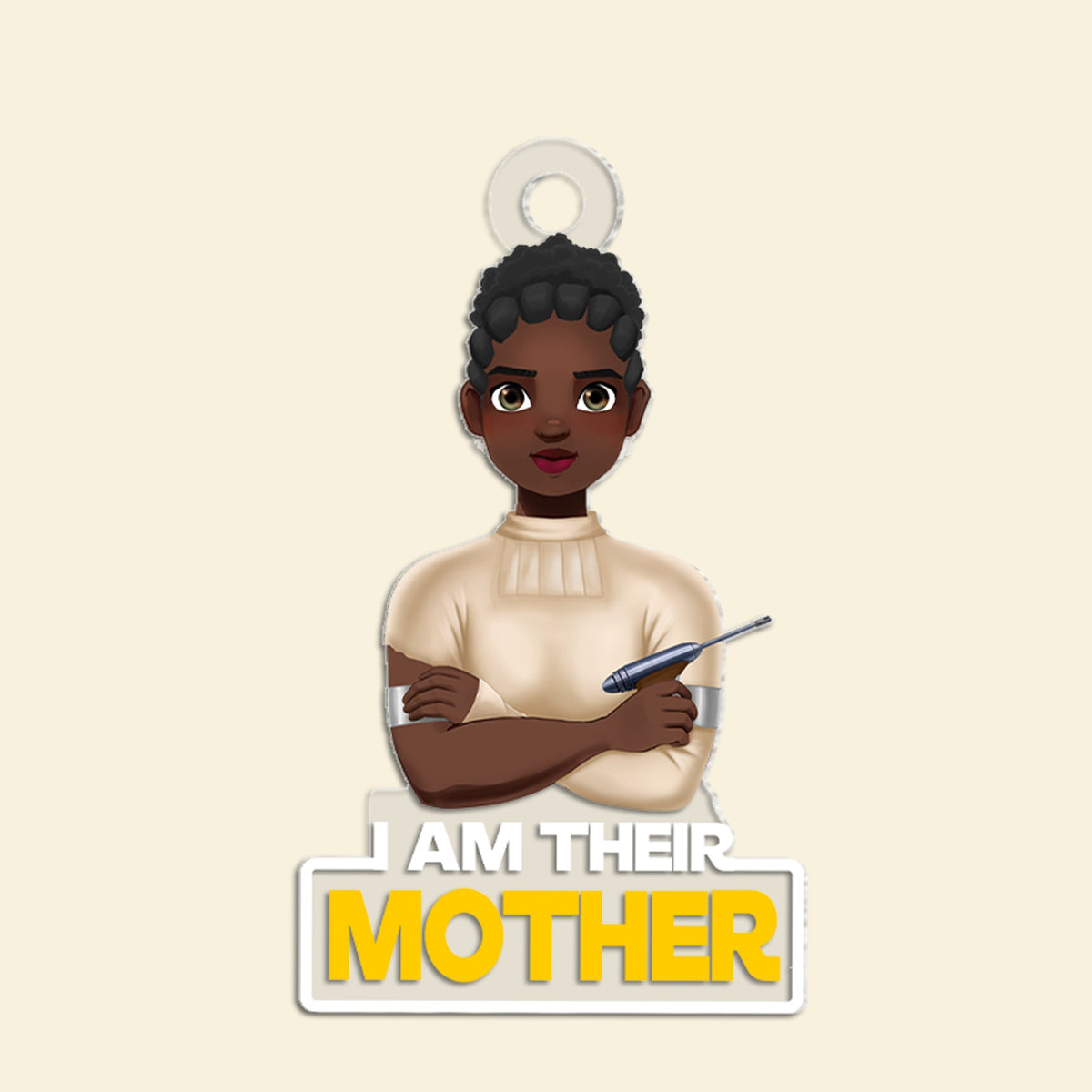 I'm Their Mother - Personalized Keychain With Charms 03natn150225hg-Homacus