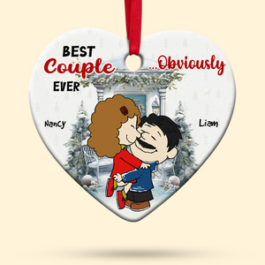 Personalized Gifts For Couple Christmas Ornament Best Couple Ever Obviously 03qhpu291024hg-Homacus