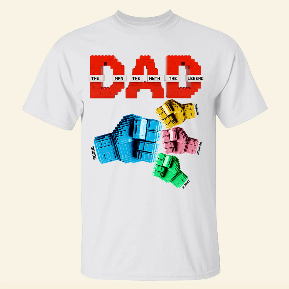 Powerful Punch Dad Shirt - Personalized Gifts For Dad 06OHQN270525-Homacus