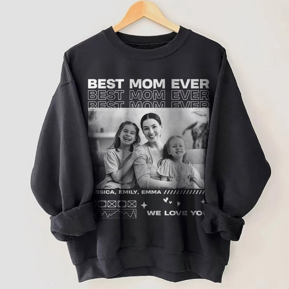 Custom Photo Gifts For Mom Shirt Best Mom Ever 01NADT260224-Homacus