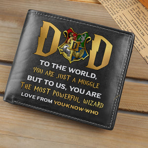 Personalized Gifts For Dad PU Leather Wallet 01htpu060524 Father's Day-Homacus