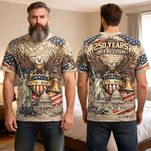 250th Anniversary 3D Shirt – Personalized Gifts For Patriots 02hutn280126 - AOP Products - GoDuckee