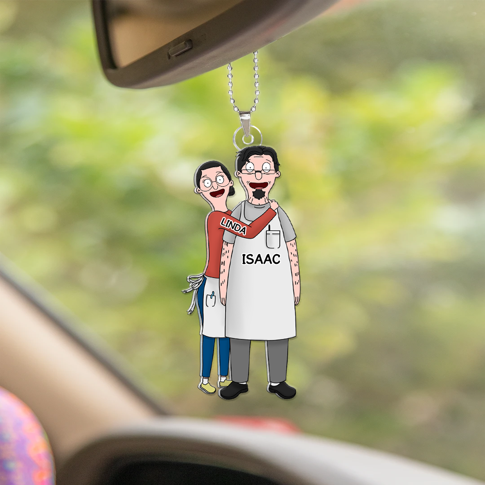 Personalized Gifts For Couple Car Ornament 01qhhu241224hg-Homacus