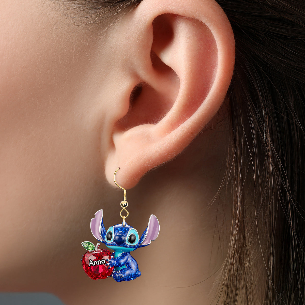 Blue Alien Teacher Earrings - Personalized Gifts For Teachers 02pgmg160725-Homacus