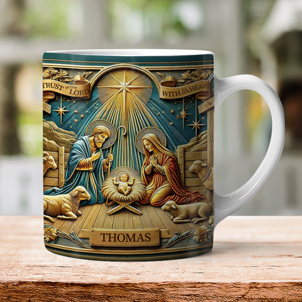 Personalized Gifts For Jesus Lover Coffee Mug, Trust In The Lord 03tgpu311224-Homacus