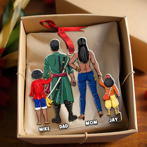 Personalized Gift For Family Christmas Ornament 04HUMH231124PA-Homacus