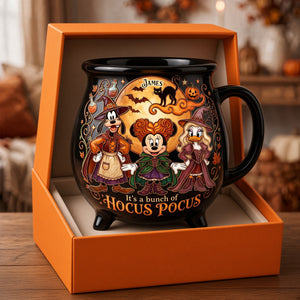 Macabre Spell Sisters Ceramic Cauldron Mug - Personalized Gifts 02palu180826-Homacus