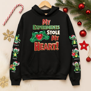 Adorable Grandkids Aliens 3D Sweatshirt - Personalized Christmas Gifts For Grandma 01ohqn260825-Homacus
