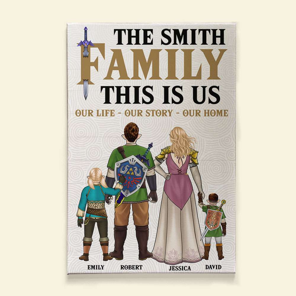 Personalized Gifts For Family Canvas Print 03acqn020724hg-Homacus