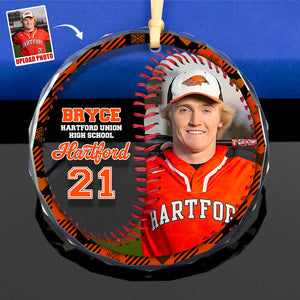 Custom Photo Gifts For Baseball Lovers Christmas Ornament 04ACDT081024-Homacus