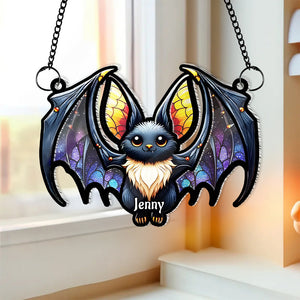 Personalized Bat Halloween Suncatcher Ornamnet 03TOMH220824-Homacus