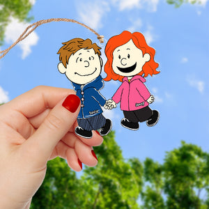 Personalized Gifts For Couple Christmas Ornament Cute Couple 01ACAC091124-Homacus