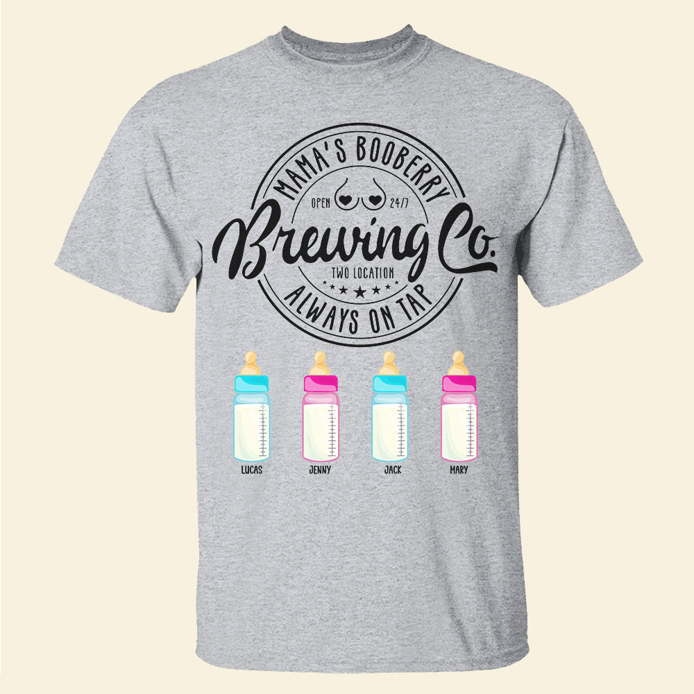 Personalized Gifts For Mom Shirt 01ohtn190325 Mama's Booberry - Always On Tap-Homacus