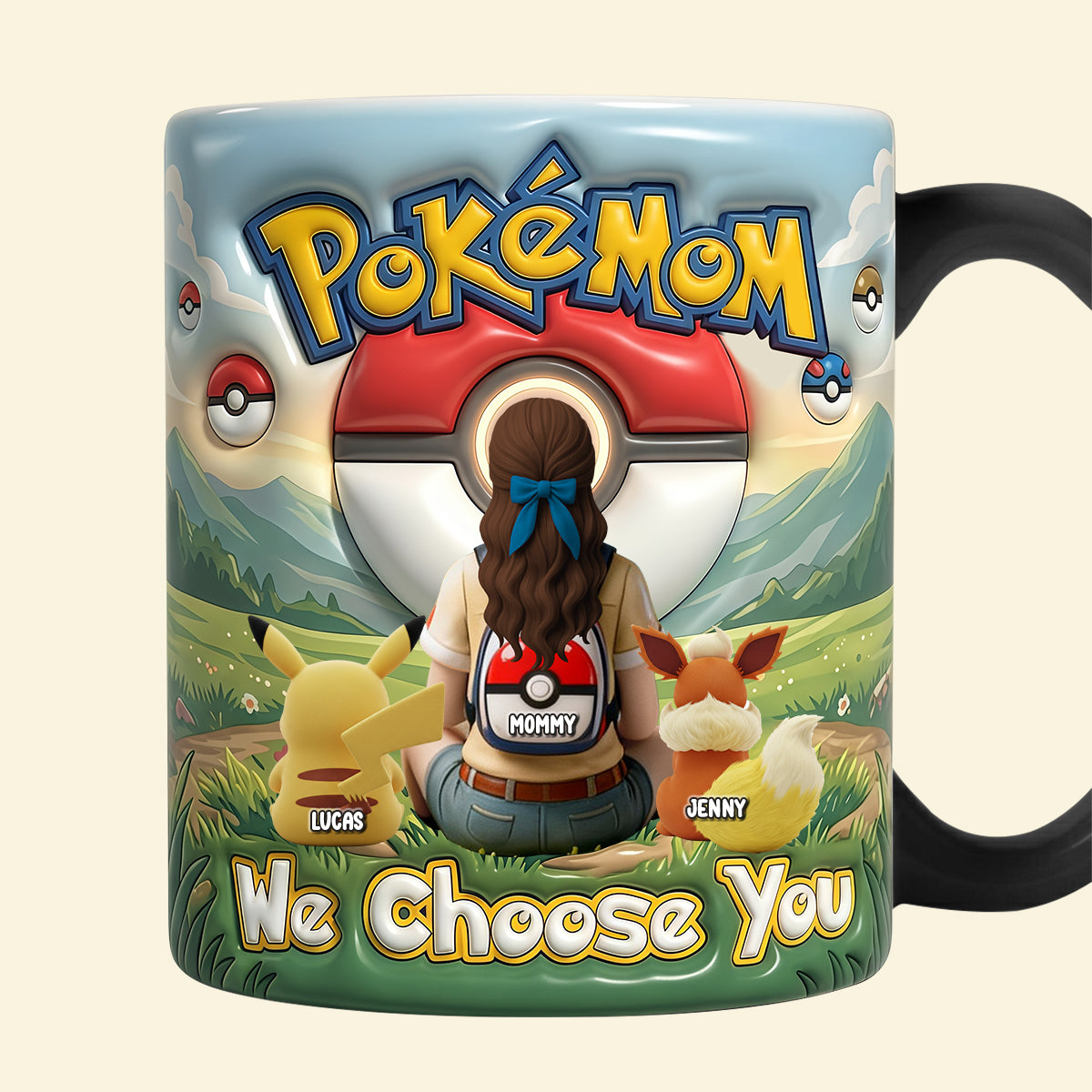 Mom We Choose You Magic Mug - Personalized Gifts For Mother 04NATN080426-Homacus