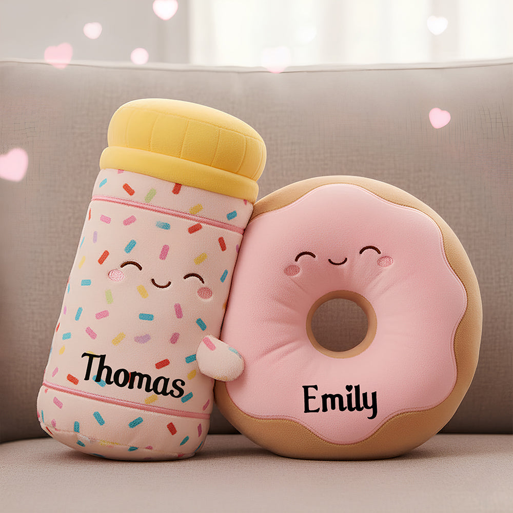 Couple Food Pillow Personalized Gifts For Couple 07PGDT211125-Homacus