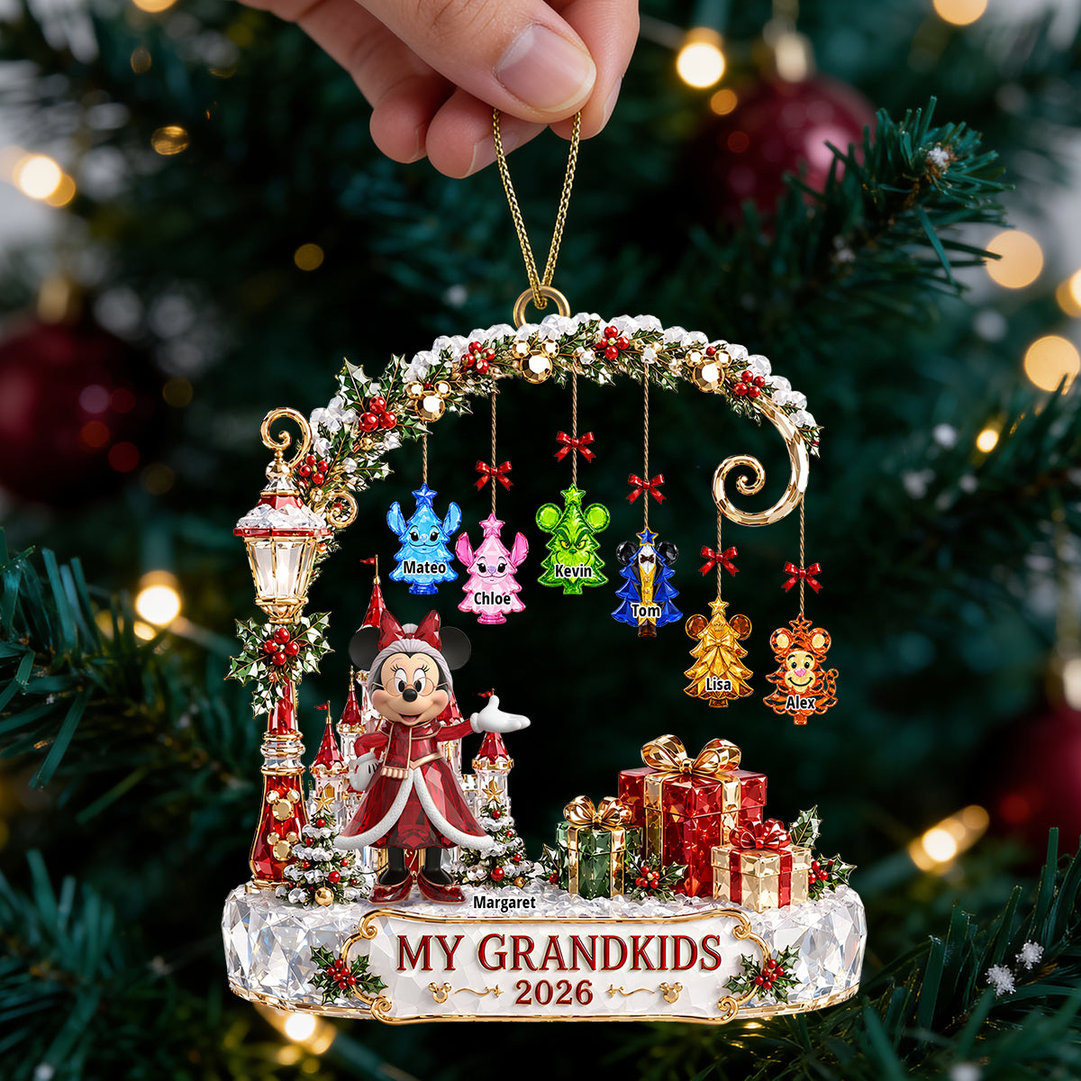 Timeless Christmas Ambience Acrylic Ornament - Personalized Christmas Gifts For Family 01ohdt040926-Homacus