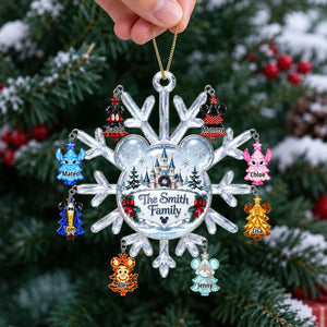 Snowy Christmas Memories Ornament - Personalized Gifts For Family 02OHDT080926