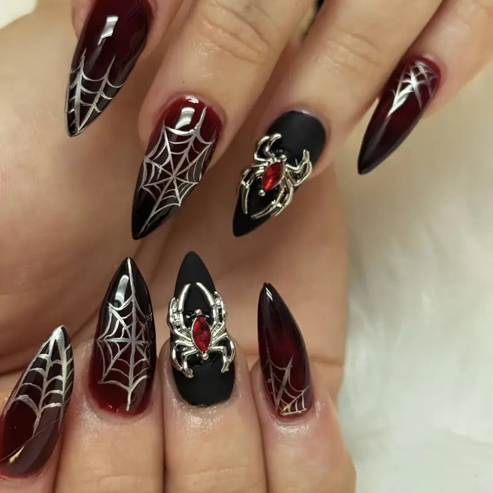 Halloween Gifts For Her Almond Shaped Press-On Nails 01acxx200825-Homacus