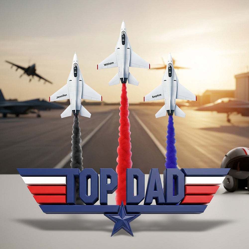 Top Dad Acrylic Plaque - Personalized Christmas Gifts For Dad 04ohqn280525-Homacus