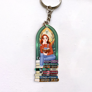 Personalized Gifts For Book Lover Keychain 09HUPU271224PA-Homacus