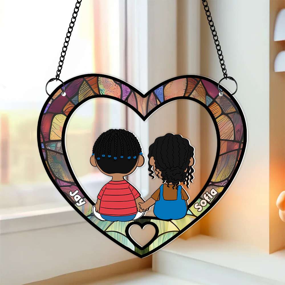 Personalized Gifts For Couple Suncatcher Ornament 02OHMH061224HG-Homacus