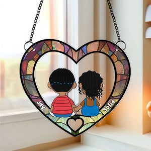 Personalized Gifts For Couple Suncatcher Ornament 02OHMH061224HG-Homacus