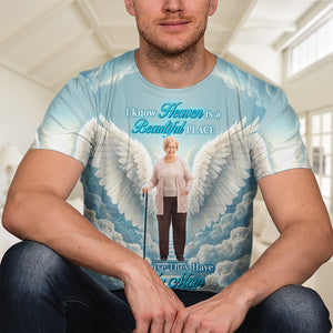 Custom Photo Gifts for Mom 3D Shirt, Memorial Gifts for Heaven 02xqqn220225-Homacus