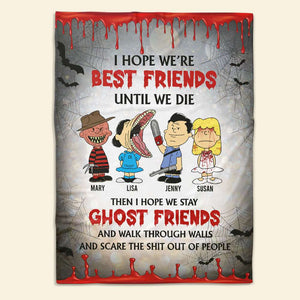 Personalized Gifts For Friends Blanket Halloween Ghost 03XQMH060924HG-Homacus