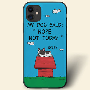 Personalized Gifts For Dog Lover Phone Case 02httn010724 Lazy Cartoon Dog-Homacus
