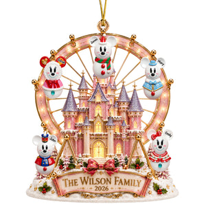 Magical Snowman Family Christmas Ornament - Personalized Gifts For Family 01naqn080926