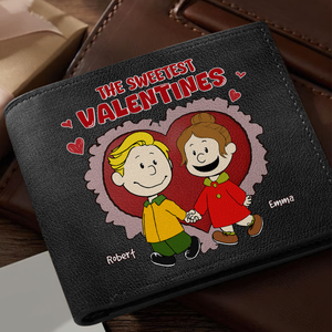 Personalized Gifts For Couple PU Leather Wallet 01ohpu251224hg-Homacus