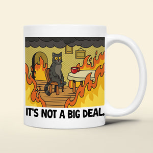 Personalized Funny Burning Coffee Mug 03ohtn020124 Everything Is Fine-Homacus